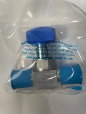 Swagelok 6LVV-DPFR4-P1 диафрагменный герметичный клапан FVCR, SC-11 очищенный. - Изображение 1 из 3