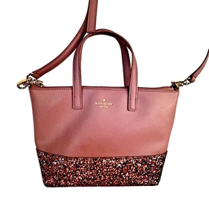 Kate Spade New York Lola Glitzer Damen Schultertasche Pink (WKR00159) Neu ohne Etikett 4018 - Bild 1 von 7