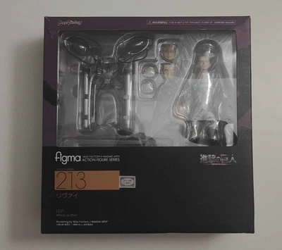 Auténtica figura de acción Max Factory Figma 213 Attack on Titan Levi Ackerman Foto 1 de 4