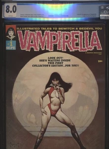 Páginas blancas Vampirella #1 CGC 8,0 - Imagen 1 de 3