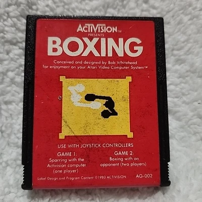 Atari 2600 Boxing Vintage 1980 Cartridge Activision - Image 1 of 3
