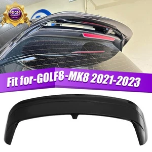 Glossy Black Rear Roof Spoiler For Volkswagen VW Golf 8 Mk8 GTI R 2021 2022 2023 - Picture 1 of 13