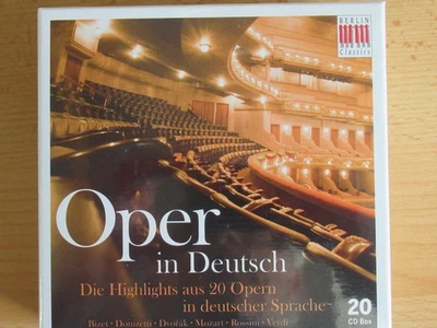 Oper in Deutsch Highlights aus 20 Opern in deutscher Sprache, 20 CDs, neu, OVP - Bild 1 von 2