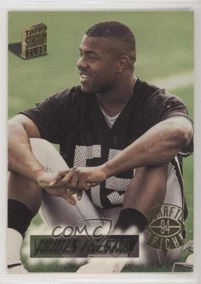 1994 Topps Stadium Club Super Bowl XXIX Embossing James Folston #57 Rookie RC - Image 1 of 2