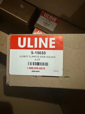 Single Sheet Holders 4/Box Uline S-15659, MSRP  $49 - Image 1 of 2