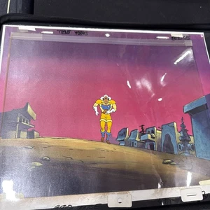 Bravestarr Animation Cartoon Production Cel & Background Filmation 1987 & COA 13 - Picture 1 of 4
