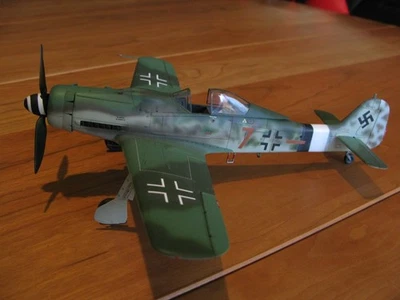 Built Fw190 D-9 fighter model - Image 1 of 4