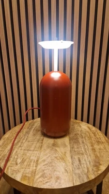 john Lewis Mushroom Dimmable Extra Large Table Lamp, Red No Shade Included - Image 1 of 4