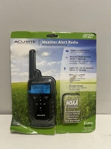 Radio de alerta meteorológica AcuRite área específica mensajería NOAA 08550W1 nuevo - Imagen 1 de 2