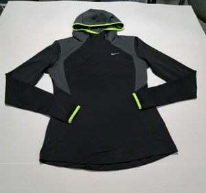 Sudadera con Capucha para Mujer Nike Element Mediana para Correr Negra Gris Neón Entrenamiento Activo Gimnasio - Imagen 1 de 7