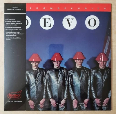 Devo Freedom Of Choice Rhino High Fidelity 180g Vinyl AAA Sealed Numbered - Image 1 of 2