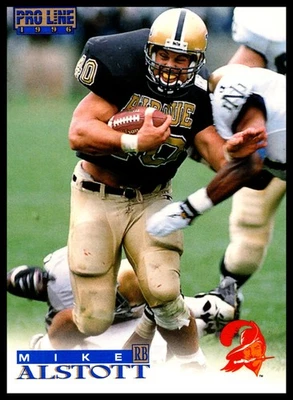 1996 Pro Line Mike Alstott Purdue Boilermakers #323 Running Back Draft NFL Base  - Image 1 of 2