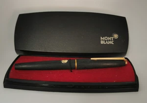 Montblanc 220 Classic matt-schwarz Kolbenfüllhalter 14C OBB Goldfeder Vintage - Bild 1 von 11