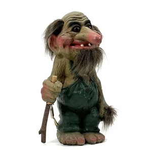 Vintage Nyform Norwegian Troll Figurine Art #111  9 Inch VGUC Norway High-Detail - Picture 1 of 14