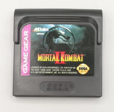 Mortal Kombat II 2 (Sega Game Gear) Cartridge Only Tested & Working  - Image 1 of 2