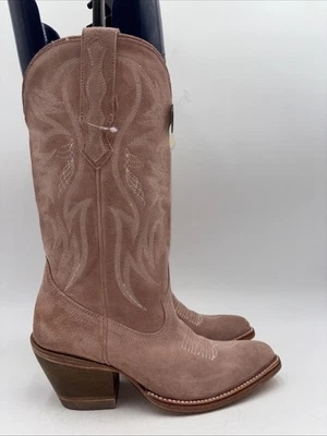 IDYLLWIND Women’s Charmed Life Western Boots Pointed Toe Pink Suede Size 7 B - Image 1 of 4