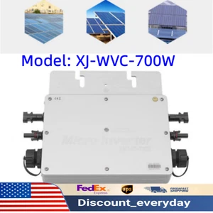 Solar Micro Inverter Grid Tie Pure Sine Wave Converter Inverter Waterproof 700W - Picture 1 of 21