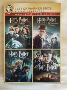 HARRY POTTER DVD 4 FILM FAVORITES YEARS 5 - 7 PART 2 BEST OF WARNER BROS. NEW - Picture 1 of 7