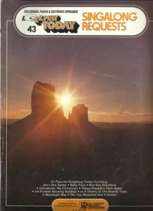 EZ play Sing Along Request Organ Sheet Music Ain't She Sweet Happy Days Baby Fac - Picture 1 of 1