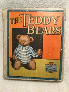 Vtg. Book The Teddy Bears by Adah Louise Sutton 1st Ed. 1907 Color Illustrations - Picture 1 of 10