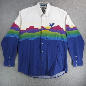 Cowboys’ Turtle Association Shirt Men's Southwestern Eagle Mountains Large - Picture 1 of 9