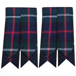 HM KILT FLASHES MACKENZIE TARTAN/SCOTTISH KILT HOSE FLASHES MACKENZIE/KILTHOSE - Picture 1 of 1