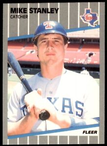 1989 Fleer Mike Stanley Texas Rangers #533