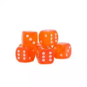 8 dados Fire Opal D6 *Sei Guerra Mundial* Warlord Games - Imagen 1 de 1