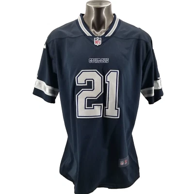 Camiseta Nike Dallas Cowboys Ezekiel Elliott NFL Fútbol #21 Para hombres Talla XL Sobre el Campo Foto 1 de 4