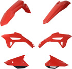 Acerbis Plastic Fender Body Kit Oe 2021 Red Honda Crf450r 21-23