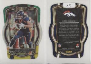 2022 Select Club Level Green and Yellow Prizm Die-Cut Greg Dulcich Rookie RC