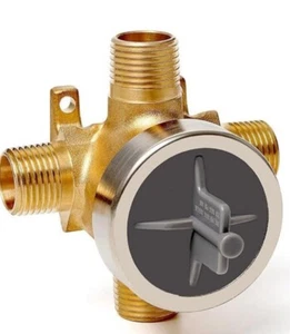 Deviatore in ottone grezza kit valvole R11000 per vasca/doccia 3 e 6 impostazioni - Foto 1 di 4