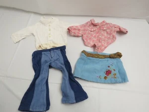 AMERICAN GIRL GENUINE DOLL CLOTHING 18" DOLLS 2 OUTFITS TOPS SKIRT PANTS - Picture 1 of 3