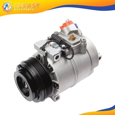AC A/C Compressor For BMW M3 M5 X3 Z8 2001-2011 3.2L 5.0L - Image 1 of 4