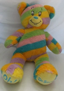Build A Bear Workshop Usado Dr Seuss ¡OH! ¡Los lugares a los que irás! Rainbow Bear 2020 - Imagen 1 de 7