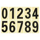 3Set 3.82" Reflective Mailbox Number Sticker 0-9 Adhesive Address Number Black