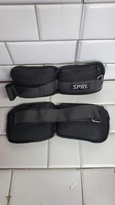 2 1/2 lbs each, SPRI Black Ankle weights for your High-quality Fitness - Image 1 of 3
