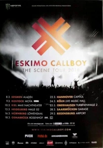 ESKIMO CALLBOY - 2018 - Live In Concert - The Scene Tour - Poster - Picture 1 of 1
