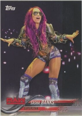2018 Topps WWE Then Now Forever Sasha Banks #171 - Image 1 of 2