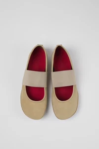 Camper Mujer Derecha Nina Ballet Beige Nubuck ¡COLOR RARO! - Imagen 1 de 4