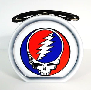 Grateful Dead Rock 'N Roll Drum Tin Tote Case Lunch Box S.Y.F. Vandor GDP 2000 - Picture 1 of 12