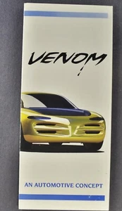 1994 Dodge Venom Concept Car Brochure Folder Excellent Original 94 - Picture 1 of 5