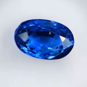 1.79 Cts IGI Certified Oval Blue Sealed Natural Sapphire Freeshipping - Picture 1 of 7