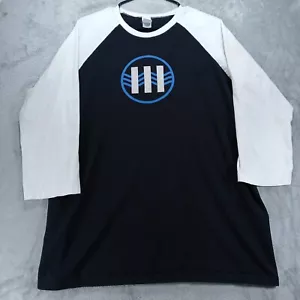 Jack White Raglan Tour Tshirt XL Black White Album Lazaretto World Tour 2015 - Picture 1 of 11