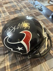 JJ WATT HOUSTON TEXANS SIGNED AUTOGRAPH FULL SIZE HELMET JSA - Picture 1 of 5