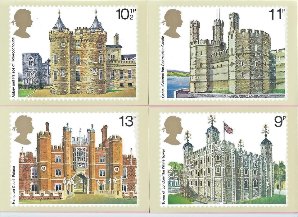 GB 1978 PHQ Cards #28 Complete Set - BRITISH ARCHITECTURE Historic - Unused MINT - Image 1 of 1