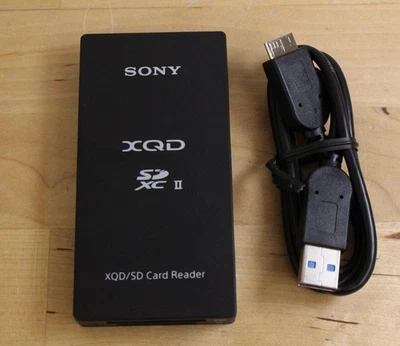 Sony XQD/SD Memory Card Reader MRW-E90 w/ USB Cable - Tested & Working - Image 1 of 4