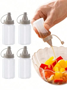 Mini botellas dispensadoras de salsa para acampar al aire libre 4 piezas, exprimir salsa de condimentos Reino Unido... - Imagen 1 de 6