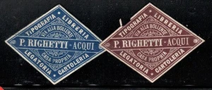 ER10317 Erinnofilo Werbung: Typografie Richetti Acqui - Bild 1 von 1