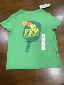 Boys' Short Sleeve 'Pro Pickleballer' Graphic T-Shirt - Cat & Jack Green Small - Picture 1 of 1